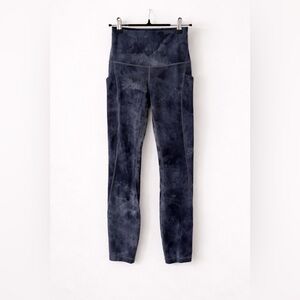 LULULEMON Align High Rise Crop 21” | Diamond Dye Pitch Gray | Size 4